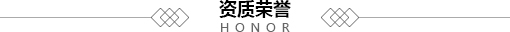 榮譽(yù)資質(zhì)標(biāo)題